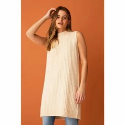 F&F Natural Longline Rib Sleeveless Tunic 4 F&F Natural Longline Rib Sleeveless Tunic -F&F Shop unnamed file 3014