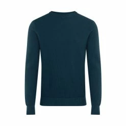 F&F Teal Green Cotton Texture Knitted Jumper -F&F Shop unnamed file 3076