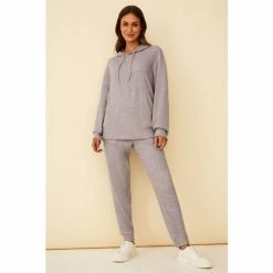 F&F Grey Rib Snit Hoodie -F&F Shop unnamed file 3160