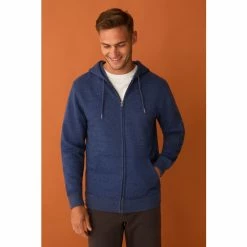 F&F Blue Zip Through Hoodie