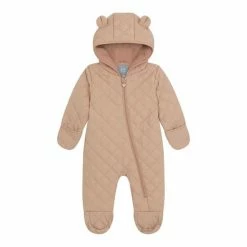 F&F Mini Hinch Nude Quilted Pramsuit -F&F Shop unnamed file 3198