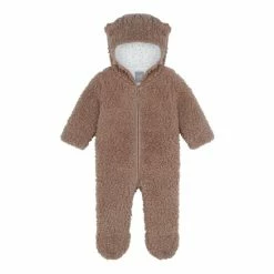F&F Mini Hinch Natural Mocha Borg Pramsuit