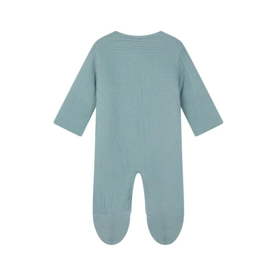 F&F Mini Hinch Green Woven Pramsuit 3 F&F Mini Hinch Green Woven Pramsuit - Image 2