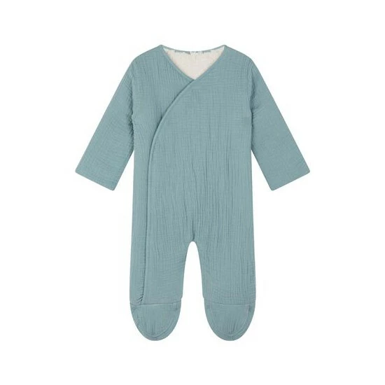 F&F Mini Hinch Green Woven Pramsuit 4 F&F Mini Hinch Green Woven Pramsuit - Image 3
