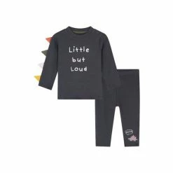 F&F Grey Little Dino Ribbed Leggings Set -F&F Shop unnamed file 327