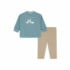 F&F Mini Hinch Sage Green Sweat Set