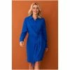 F&F Blue Wrap Shirt Dress -F&F Shop unnamed file 406