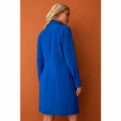 F&F Blue Wrap Shirt Dress 3 F&F Blue Wrap Shirt Dress -F&F Shop unnamed file 407