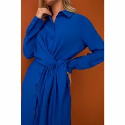 F&F Blue Wrap Shirt Dress 5 F&F Blue Wrap Shirt Dress -F&F Shop unnamed file 409
