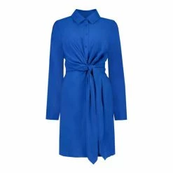 F&F Blue Wrap Shirt Dress 6 F&F Blue Wrap Shirt Dress -F&F Shop unnamed file 410