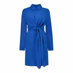 F&F Blue Wrap Shirt Dress 7 F&F Blue Wrap Shirt Dress -F&F Shop unnamed file 411