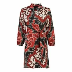 F&F Brown Tribal Print Mini Wrap Dress -F&F Shop unnamed file 422