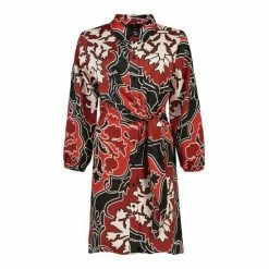 F&F Brown Tribal Print Mini Wrap Dress -F&F Shop unnamed file 423