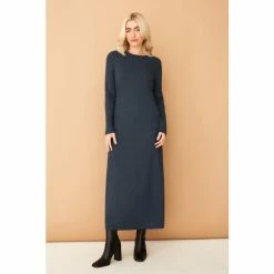 F&F Turquoise Blue Rib Tie Dress