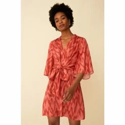 F&F Orange Zig Zag Mini Dress -F&F Shop unnamed file 453