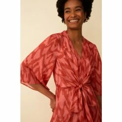 F&F Orange Zig Zag Mini Dress -F&F Shop unnamed file 454