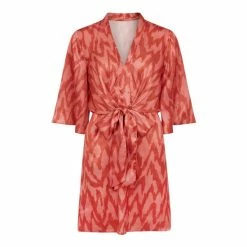 F&F Orange Zig Zag Mini Dress -F&F Shop unnamed file 455