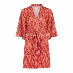 F&F Orange Zig Zag Mini Dress -F&F Shop unnamed file 456