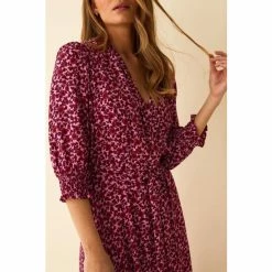 F&F Pink Floral Midi Dress -F&F Shop unnamed file 460