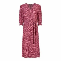 F&F Pink Floral Midi Dress -F&F Shop unnamed file 461