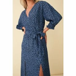 F&F Blue Spot Midi Dress -F&F Shop unnamed file 466