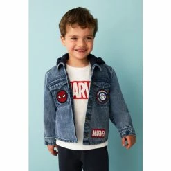 F&F Blue Marvel T-Shirt & Denim Shorts 4 F&F Blue Marvel T-Shirt & Denim Shorts -F&F Shop unnamed file 48