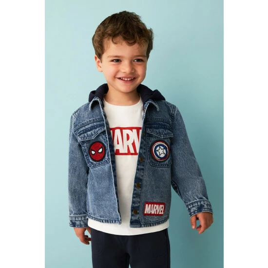 unnamed-file-48.jpg F&F Blue Marvel T-Shirt & Denim Shorts -F&F Shop unnamed file 48