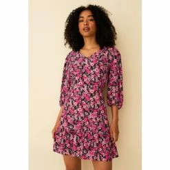 F&F Pink Floral Tea Dress -F&F Shop unnamed file 482