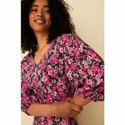 F&F Pink Floral Tea Dress -F&F Shop unnamed file 483