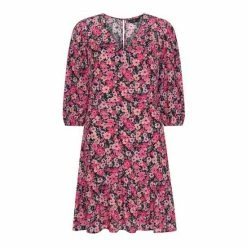 F&F Pink Floral Tea Dress -F&F Shop unnamed file 485