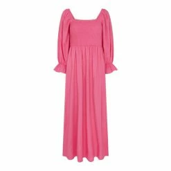 F&F FW Bridge Delilah Linen Pink Square Neck Dress 11 F&F FW Bridge Delilah Linen Pink Square Neck Dress -F&F Shop unnamed file 495