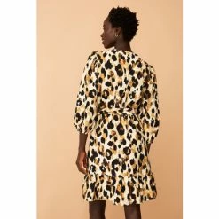 F&F Brown Animal Print Mini Dress 3 F&F Brown Animal Print Mini Dress -F&F Shop unnamed file 504