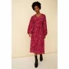 F&F Pink Flower Midi Shirt Dress -F&F Shop unnamed file 509