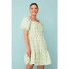 F&F Green Gingham Mini Dress -F&F Shop unnamed file 521