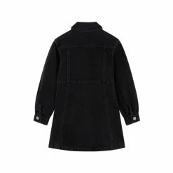 F&F Black Button Through Denim Dress 4 F&F Black Button Through Denim Dress -F&F Shop unnamed file 587