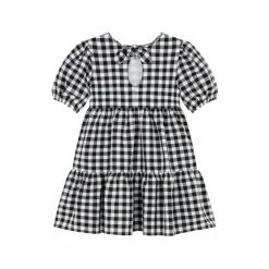 F&F White Gingham Tiered Dress -F&F Shop unnamed file 613