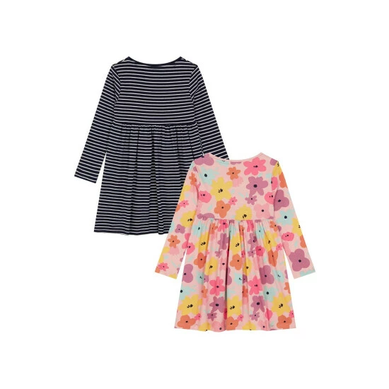 unnamed-file-636.jpg F&F Pink Floral Stripe Dresses 2 Pack -F&F Shop unnamed file 636