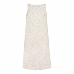 F&F Nude Stripe Neutral Linen Tunic -F&F Shop unnamed file 648