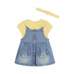 F&F Yellow Bunny Pinafore Dress -F&F Shop unnamed file 677