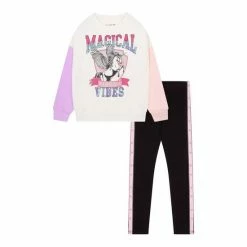 F&F White/Pink Unicorn Sweat Set 5 F&F White/Pink Unicorn Sweat Set -F&F Shop unnamed file 69