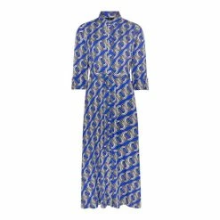 F&F Blue Chain Print Shirt Dress 6 F&F Blue Chain Print Shirt Dress -F&F Shop unnamed file 706
