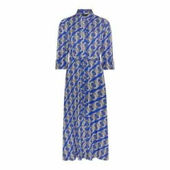 F&F Blue Chain Print Shirt Dress 7 F&F Blue Chain Print Shirt Dress -F&F Shop unnamed file 707