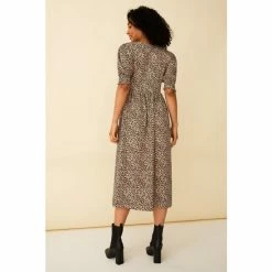 F&F Textured Jersey Brown Dress -F&F Shop unnamed file 710