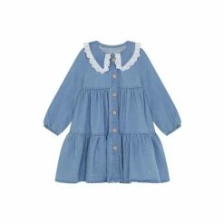 F&F Blue Denim Collar Dress -F&F Shop unnamed file 727