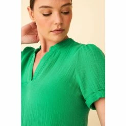 F&F Green Tiered Double Cloth Mini Dress -F&F Shop unnamed file 731
