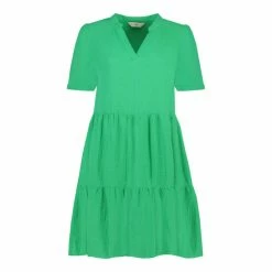 F&F Green Tiered Double Cloth Mini Dress -F&F Shop unnamed file 732