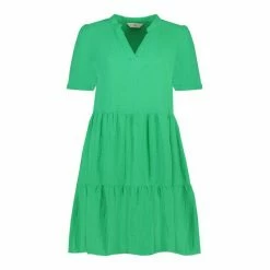 F&F Green Tiered Double Cloth Mini Dress -F&F Shop unnamed file 733