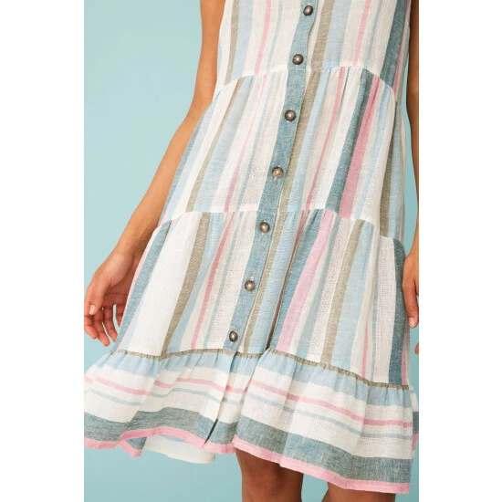 unnamed-file-737.jpg F&F Linen Stripe Mini White Dress -F&F Shop unnamed file 737