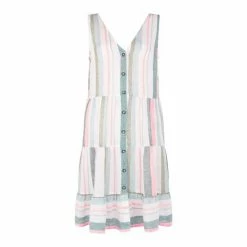 F&F Linen Stripe Mini White Dress 7 F&F Linen Stripe Mini White Dress -F&F Shop unnamed file 739