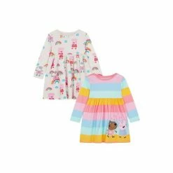 F&F Natural Peppa Dresses 2 Pack -F&F Shop unnamed file 747